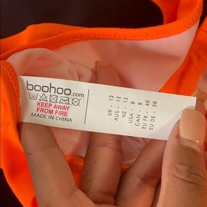 Boohoo Swim - Bright Orange Bathing Suit Boohoo Swim - Bright Orange Bathing Suit
